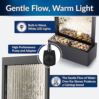 美品 LIGHTING ARUT FALF ENORNOPIN エネルノピン Amazon.com: Alpine Corporation Mirror Waterfall Fountain